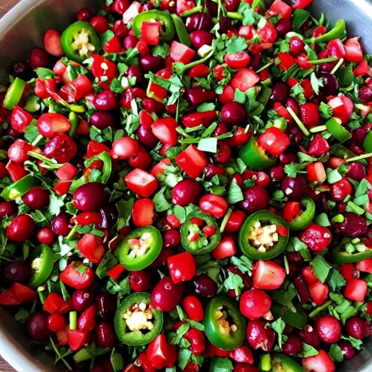 Easy Spicy Cranberry Salsa