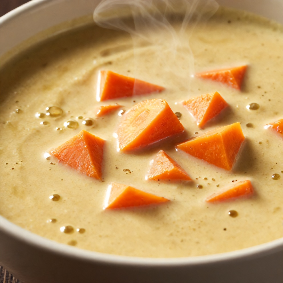 Easy Spicy Miso Carrot Soup