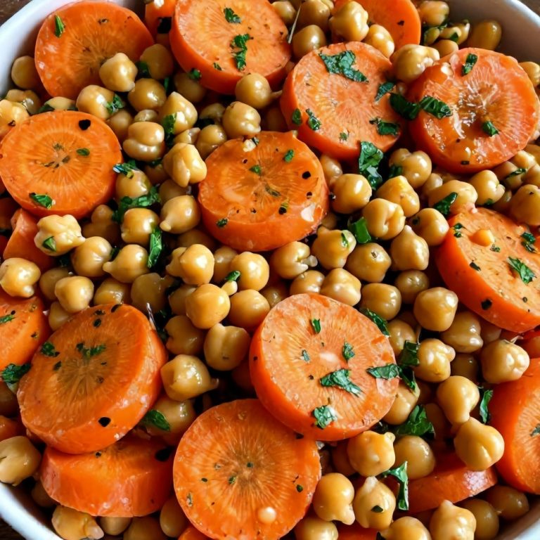 Easy Spring Carrot and Chickpea Salad