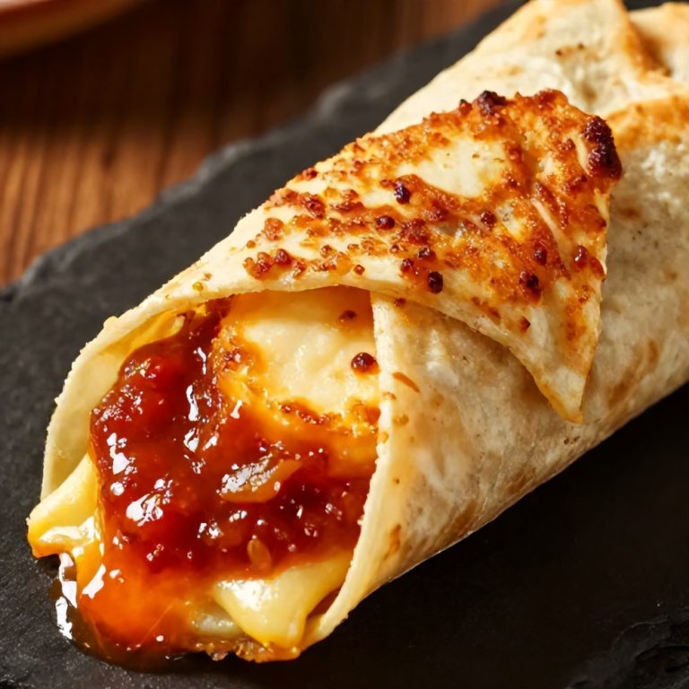 Easy Sweet Chili Halloumi Wraps