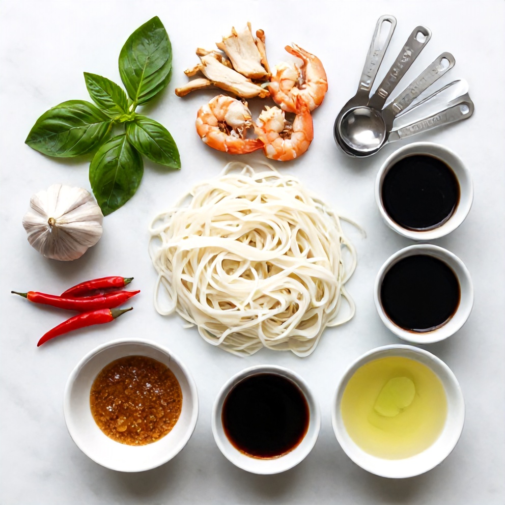 Thai Drunken Noodles Ingredients