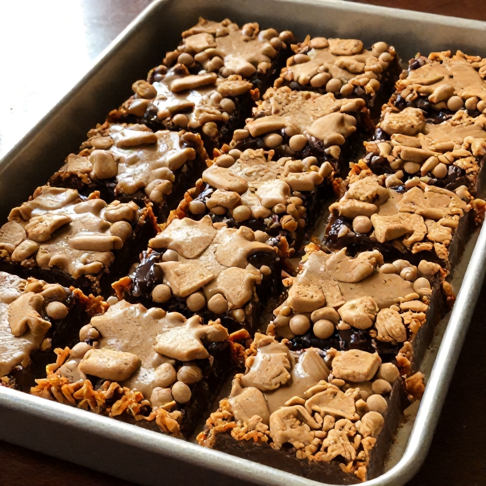 easy twix cookie bars