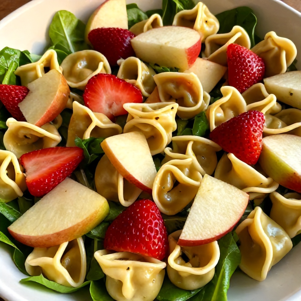 Apple Strawberry Tortellini Salad