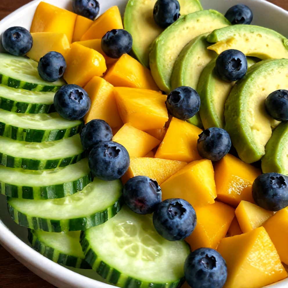 mango cucumber salad