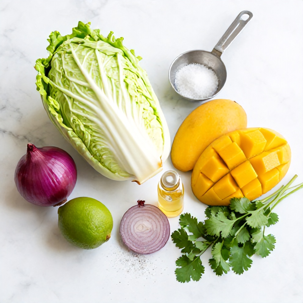 Mango Slaw Ingredients