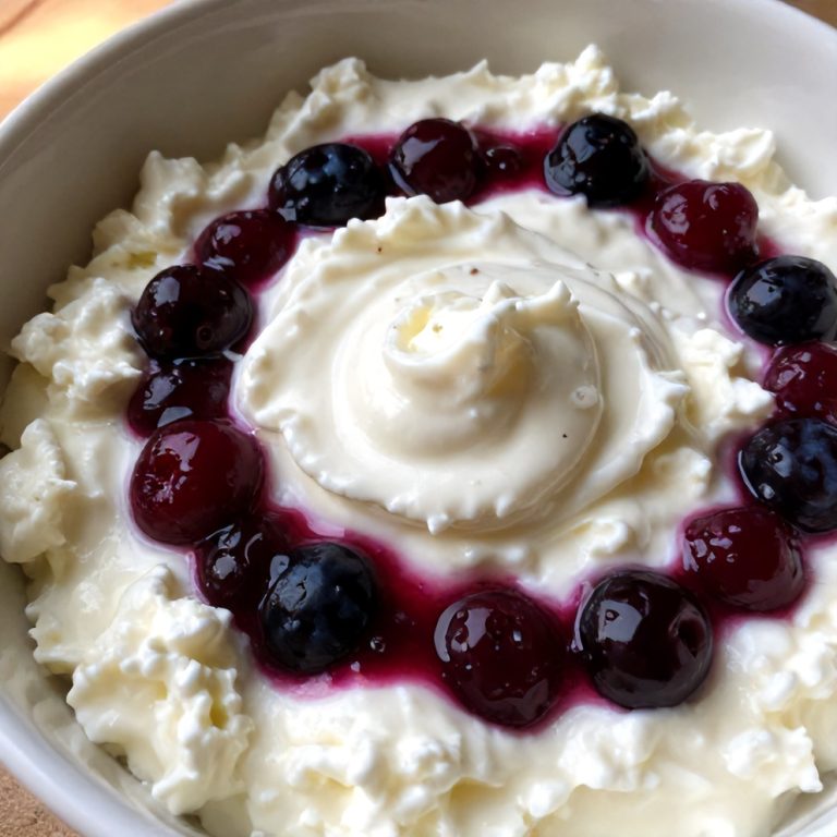 High Protein Berry Cottage Cheese Bowl