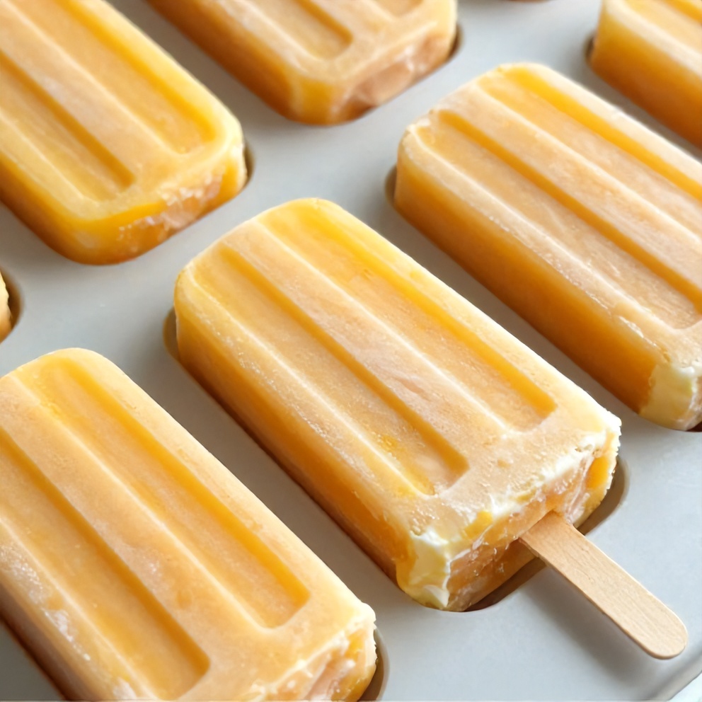 Mango Greek Yogurt Popsicles
