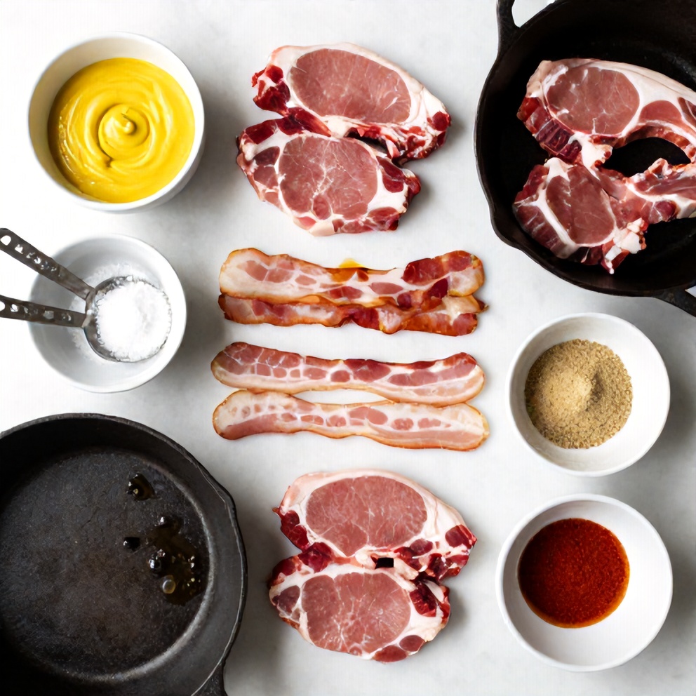 Maple Bacon Pork Chops Ingredients