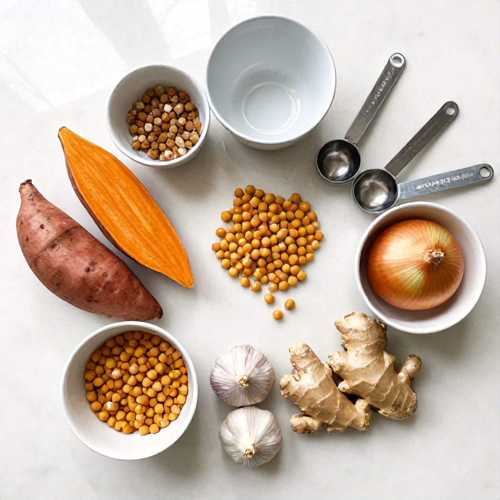 Moroccan Sweet Potato Soup Ingredients