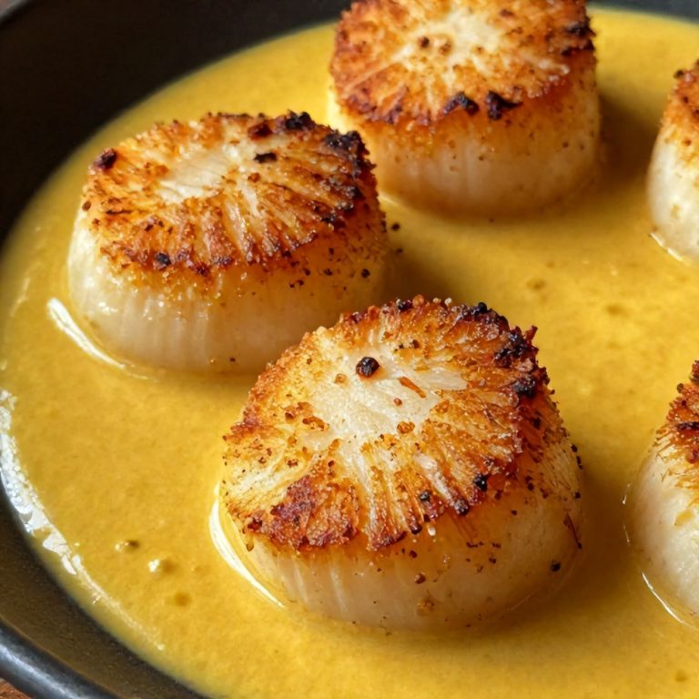 Quick Cajun Scallops