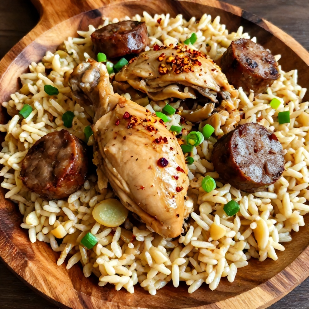 Plated Southern Chicken Bog