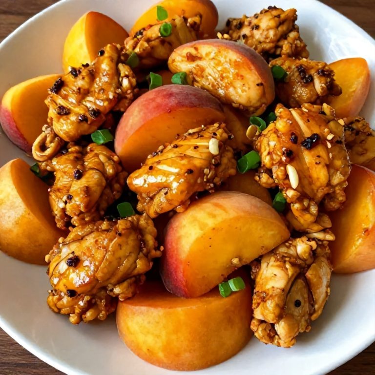 Spicy Jalapeño Peach Chicken