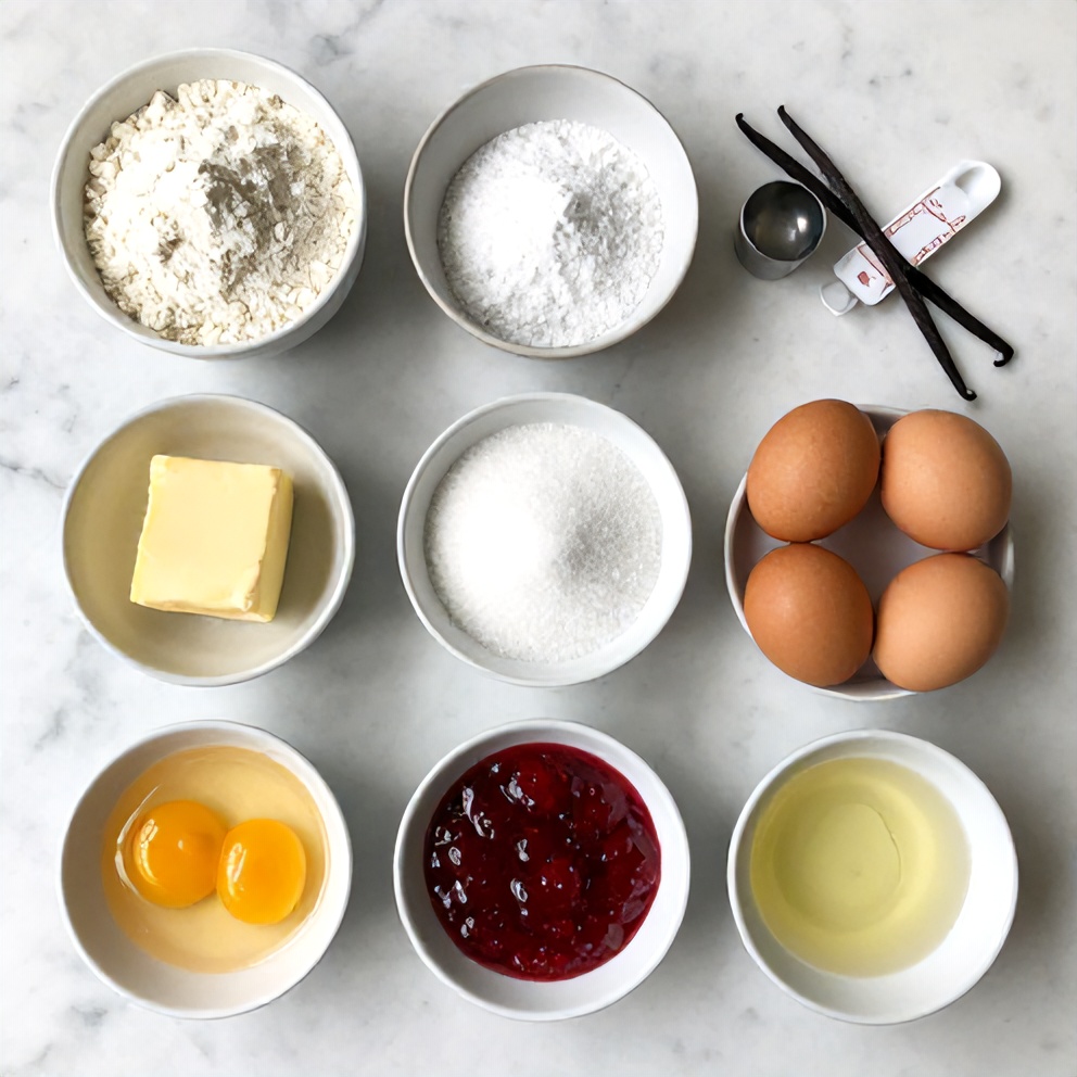 Ingredients for Strawberry Cheesecake Cookies