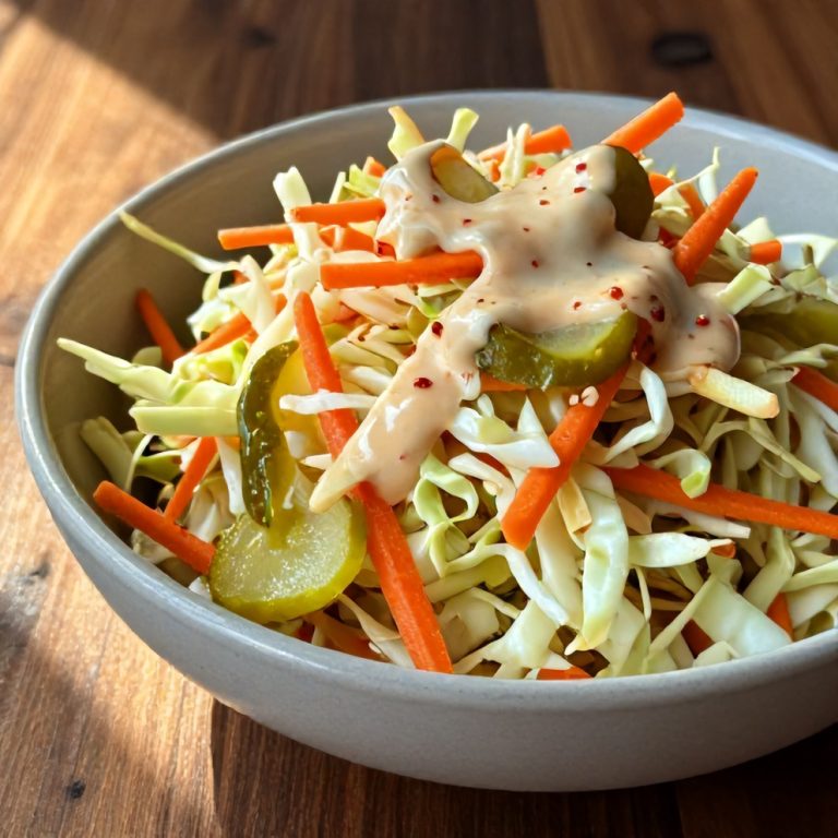 Sweet and Spicy Pickle Slaw