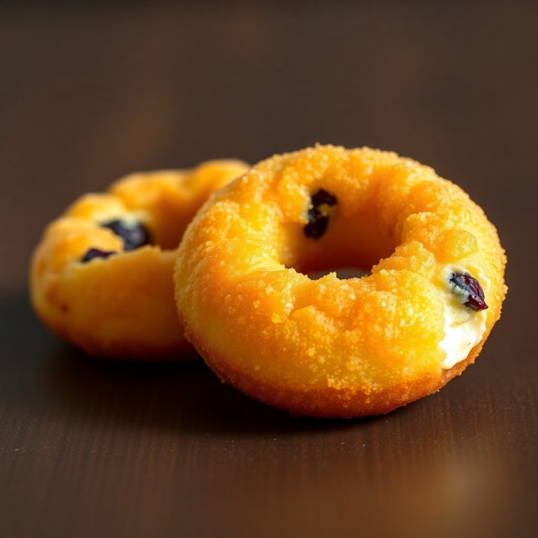 Air Fryer Blueberry Cottage Cheese Donut Holes