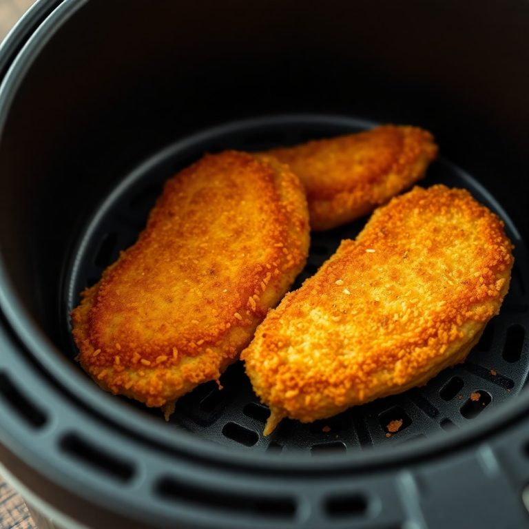 Air Fryer Crispy Parmesan Chicken Cutlets