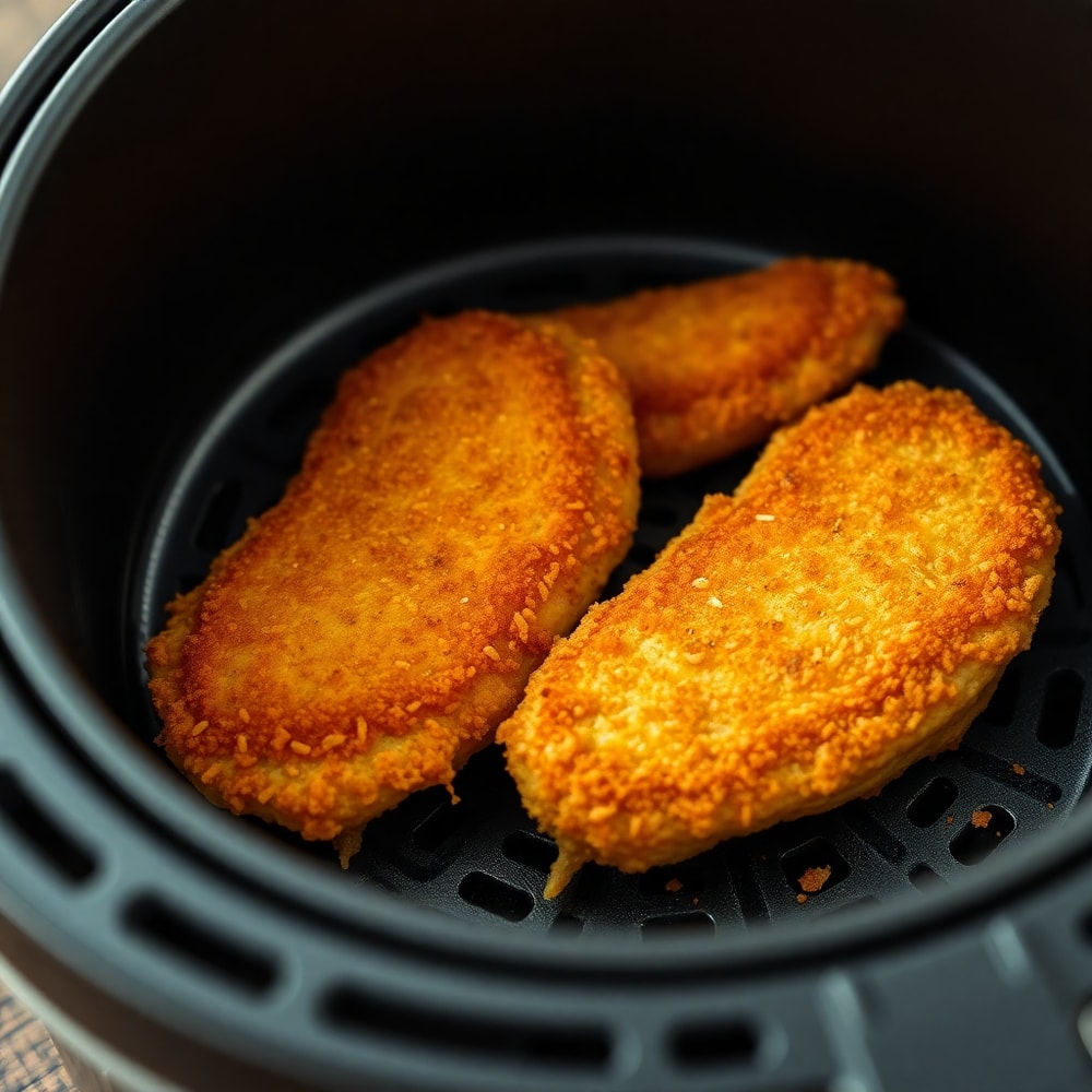 Air Fryer Crispy Parmesan Chicken Cutlets