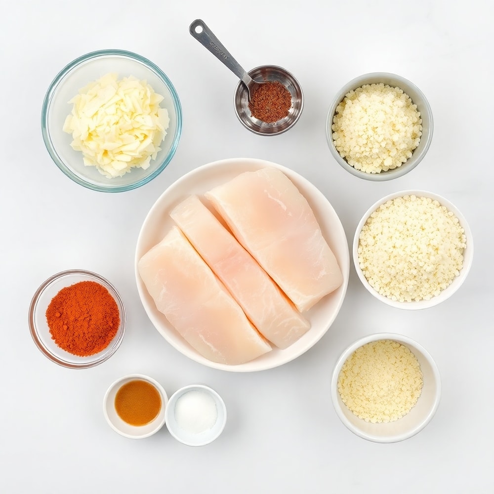 Air Fryer Parmesan Cod Ingredients