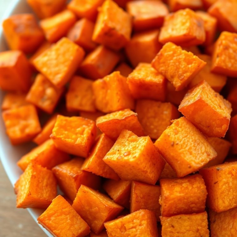 Air Fryer Sweet Potato Cubes
