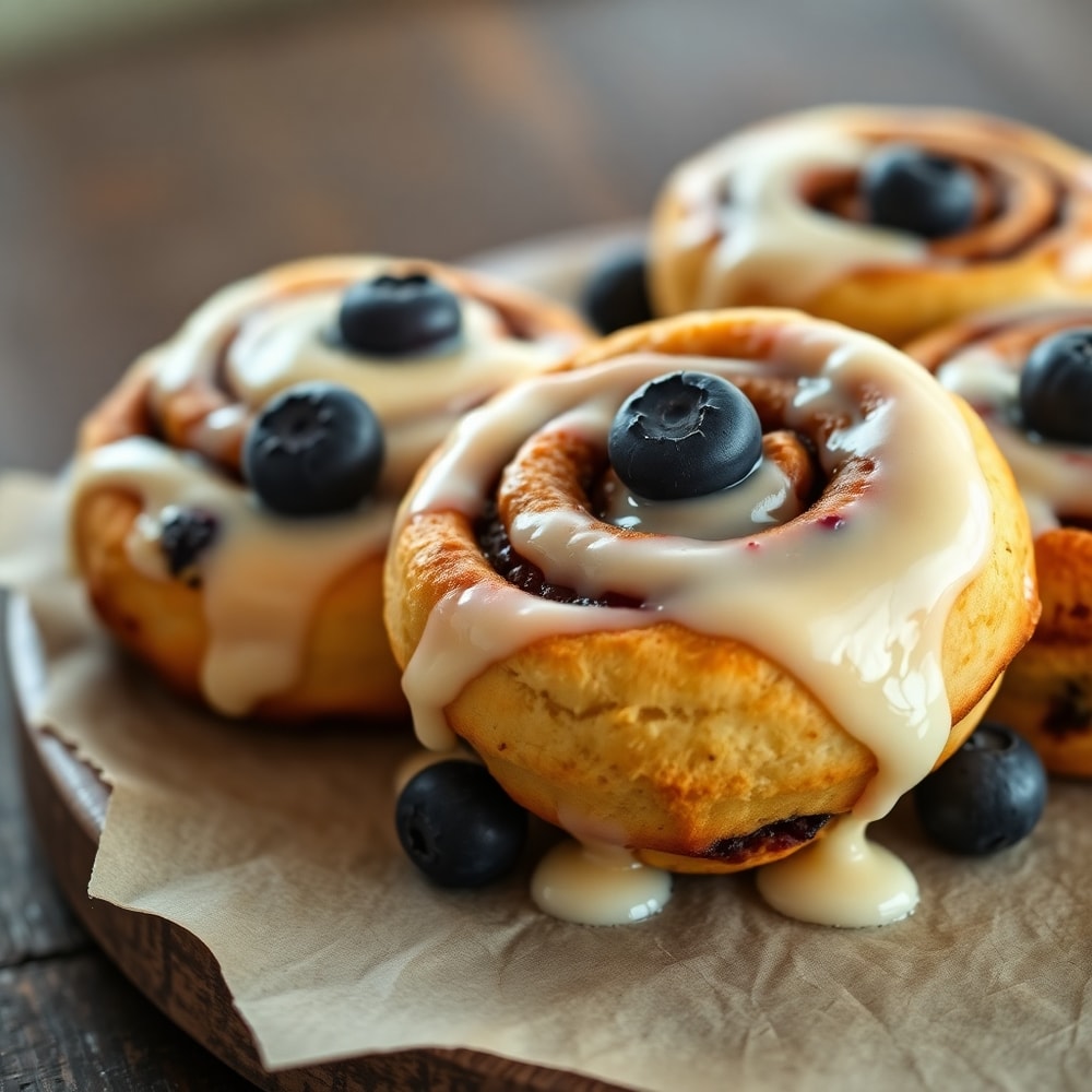 Blueberry Cinnamon Rolls