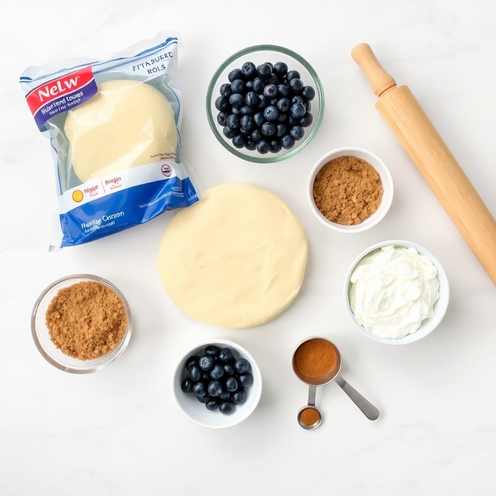 Blueberry Cinnamon Rolls Ingredients