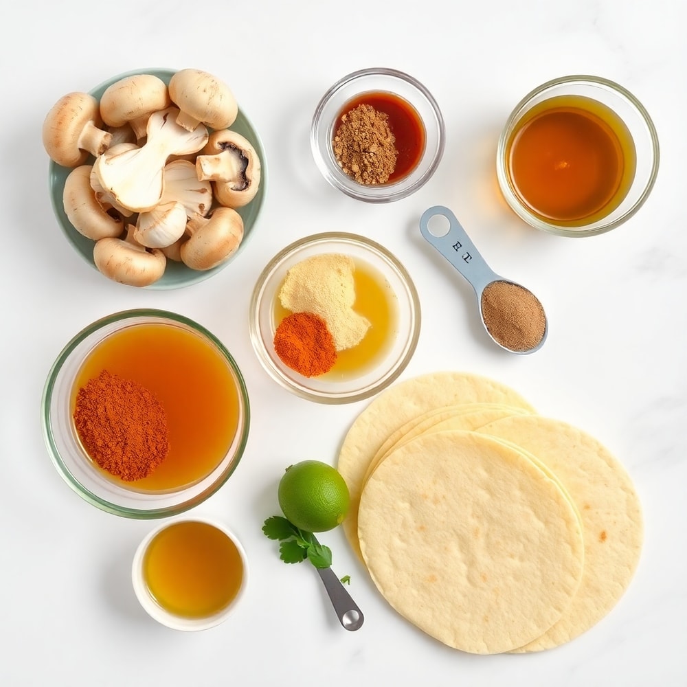 Mushroom Tacos Ingredients