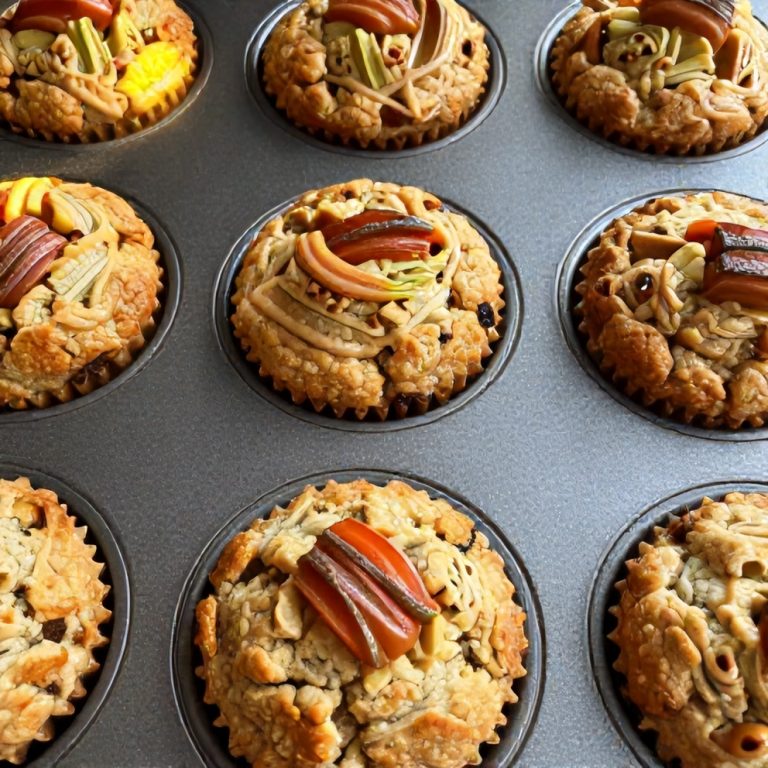 Caramelized Rhubarb Muffins