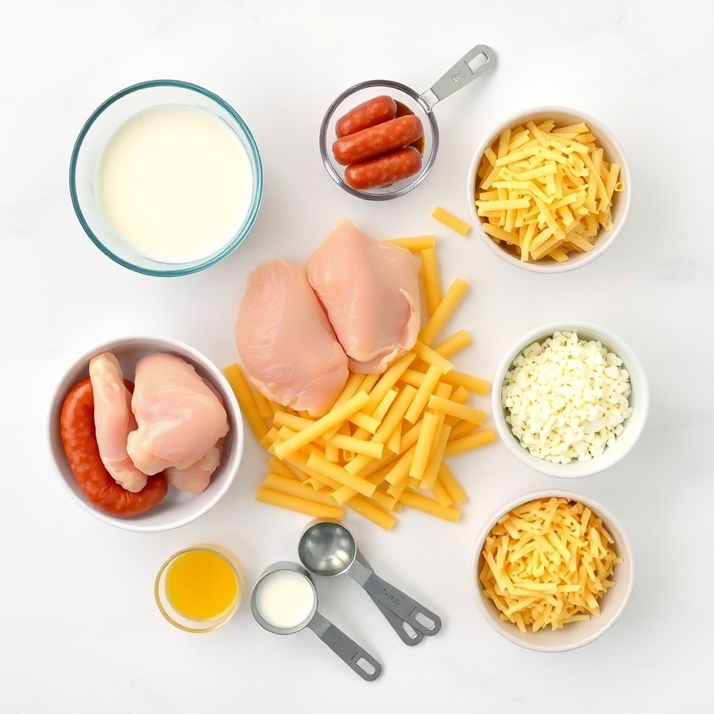 Chicken and Sausage Pasta Ingredients