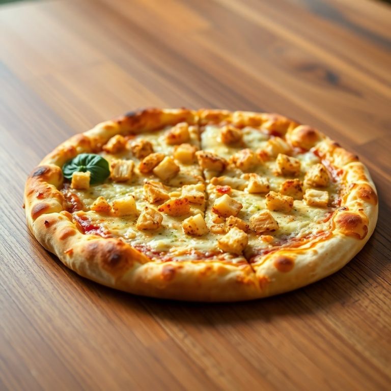 Chicken Caesar Salad Pizza