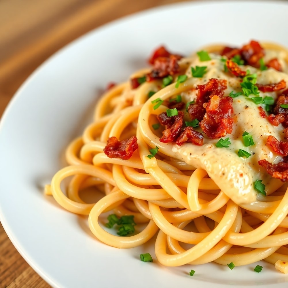 Crack Chicken Pasta Ready to Serve