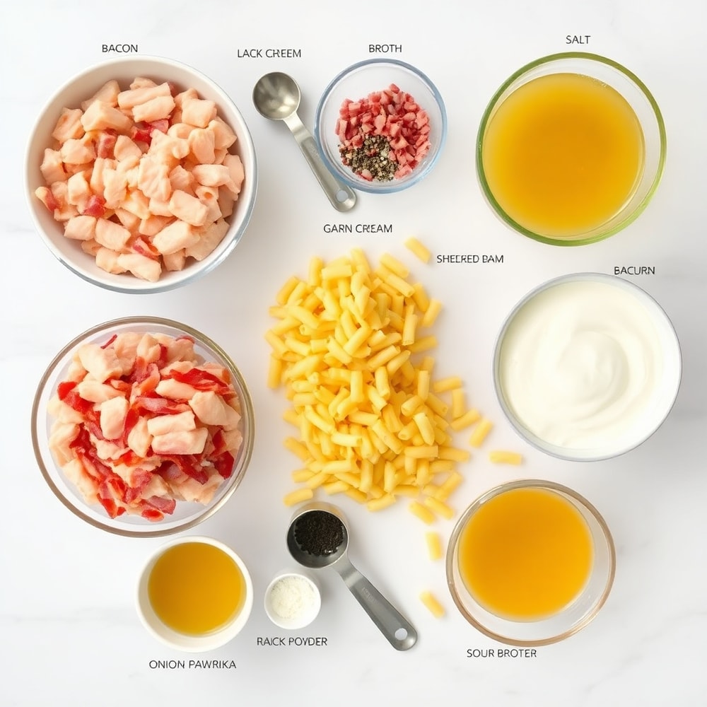 Crack Chicken Pasta Ingredients