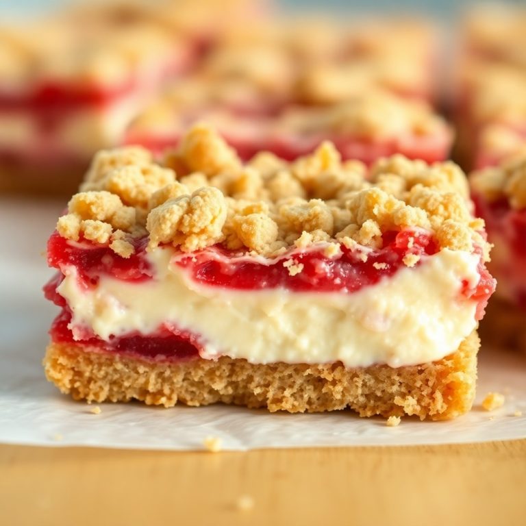 rhubarb bars
