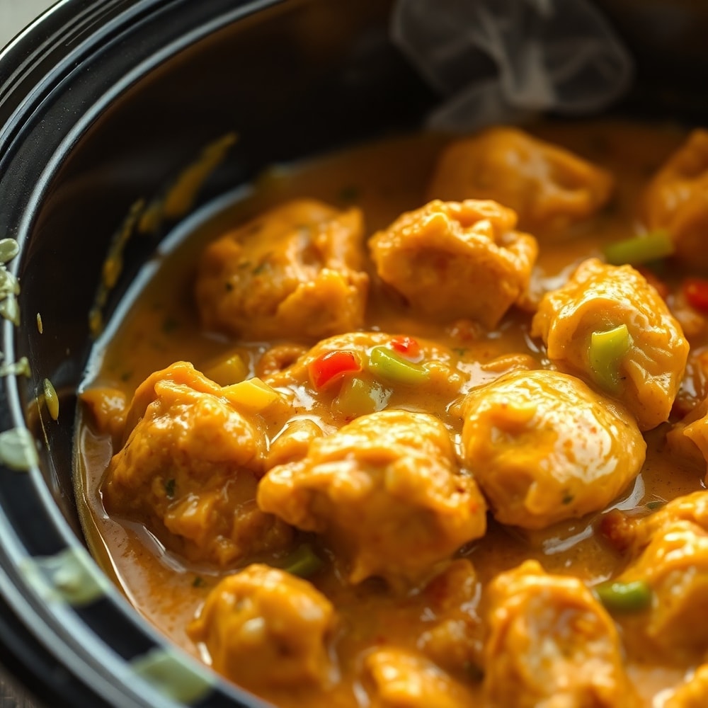Creamy Crockpot Cajun Butter Chicken