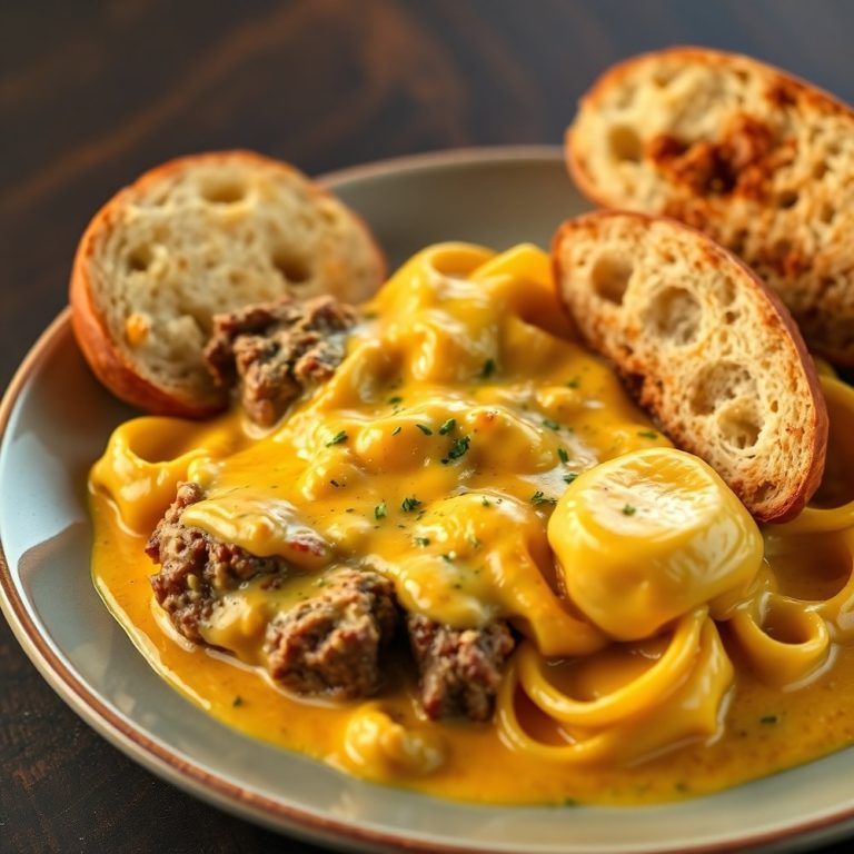 Creamy Garlic Steak Tortellini