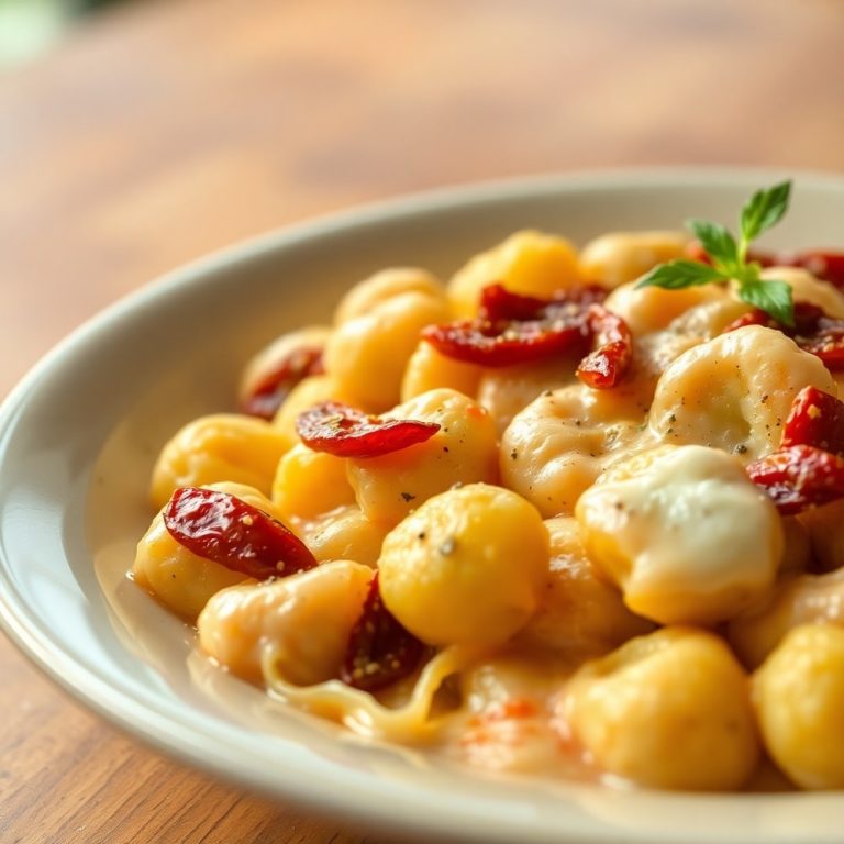 Creamy Sundried Tomato Gnocchi
