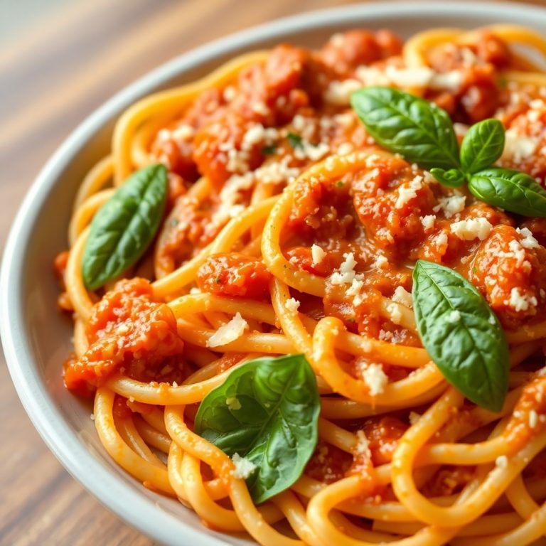 creamy tomato garlic pasta