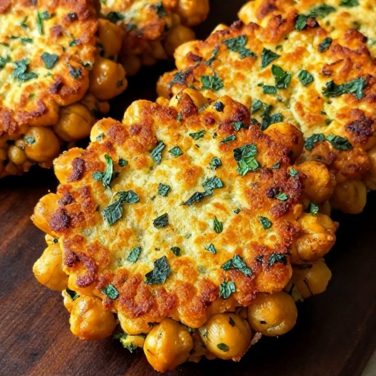 crispy baked chickpea patties