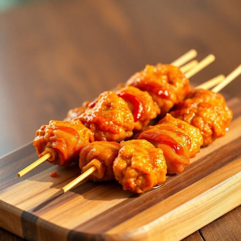 bang bang chicken skewers