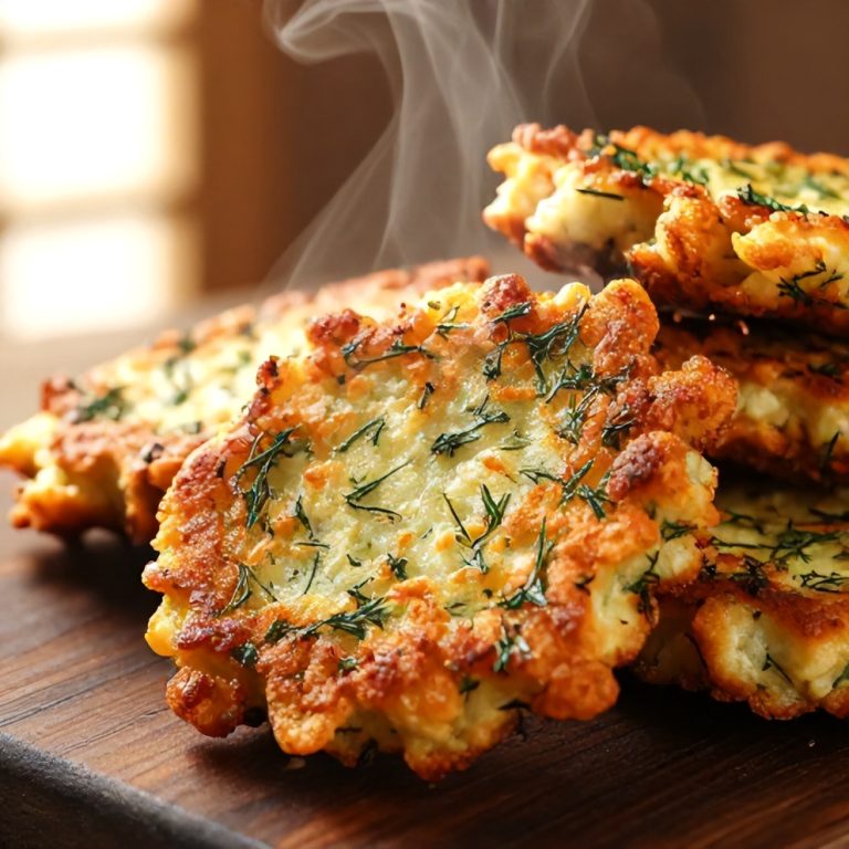 Crispy Dill Pickle Fritters