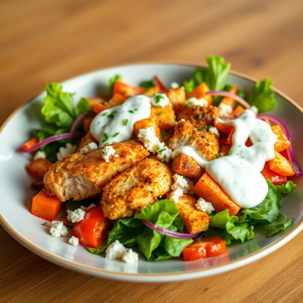 Greek Chicken Bowl with Tzatziki