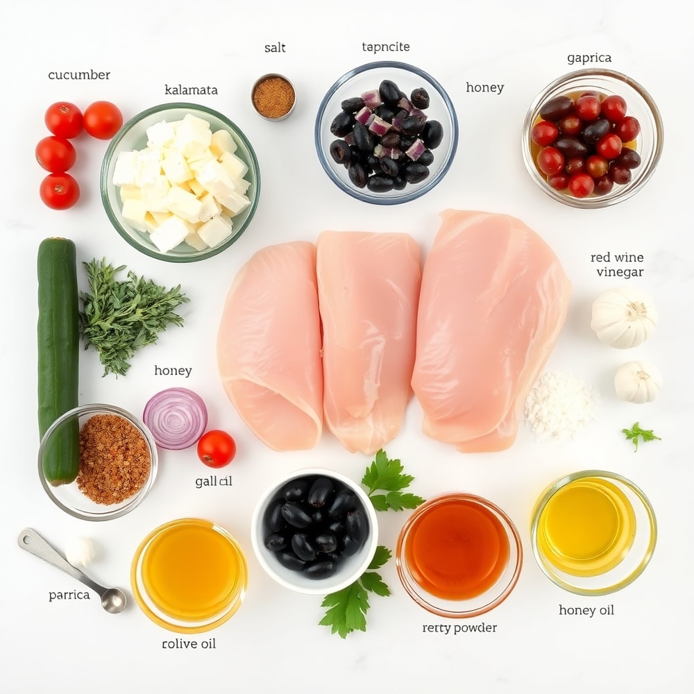 Greek Chicken Bowl Ingredients