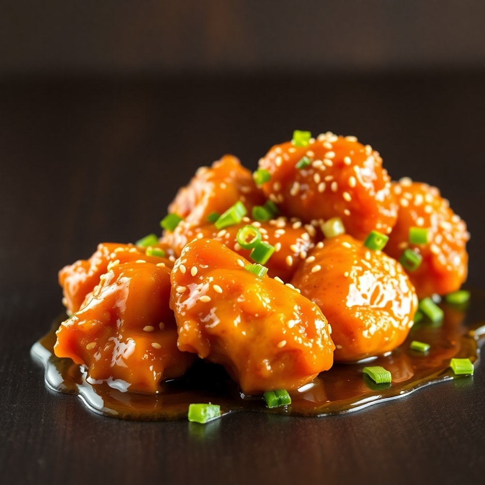 crispy honey garlic chicken