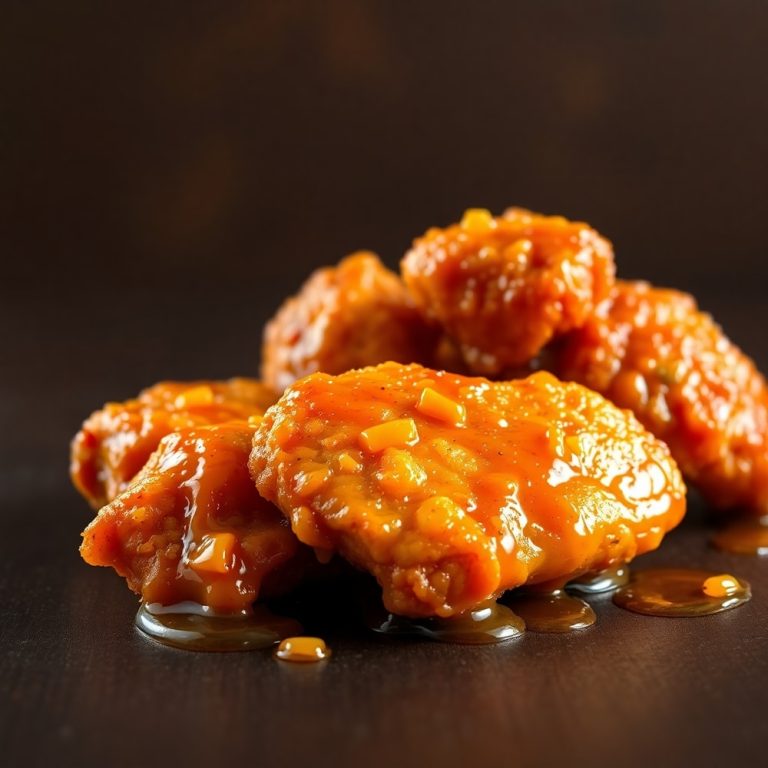 crispy honey garlic chicken