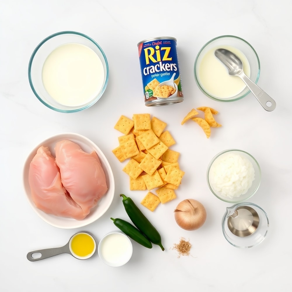 Ritz Cracker Chicken Casserole Ingredients