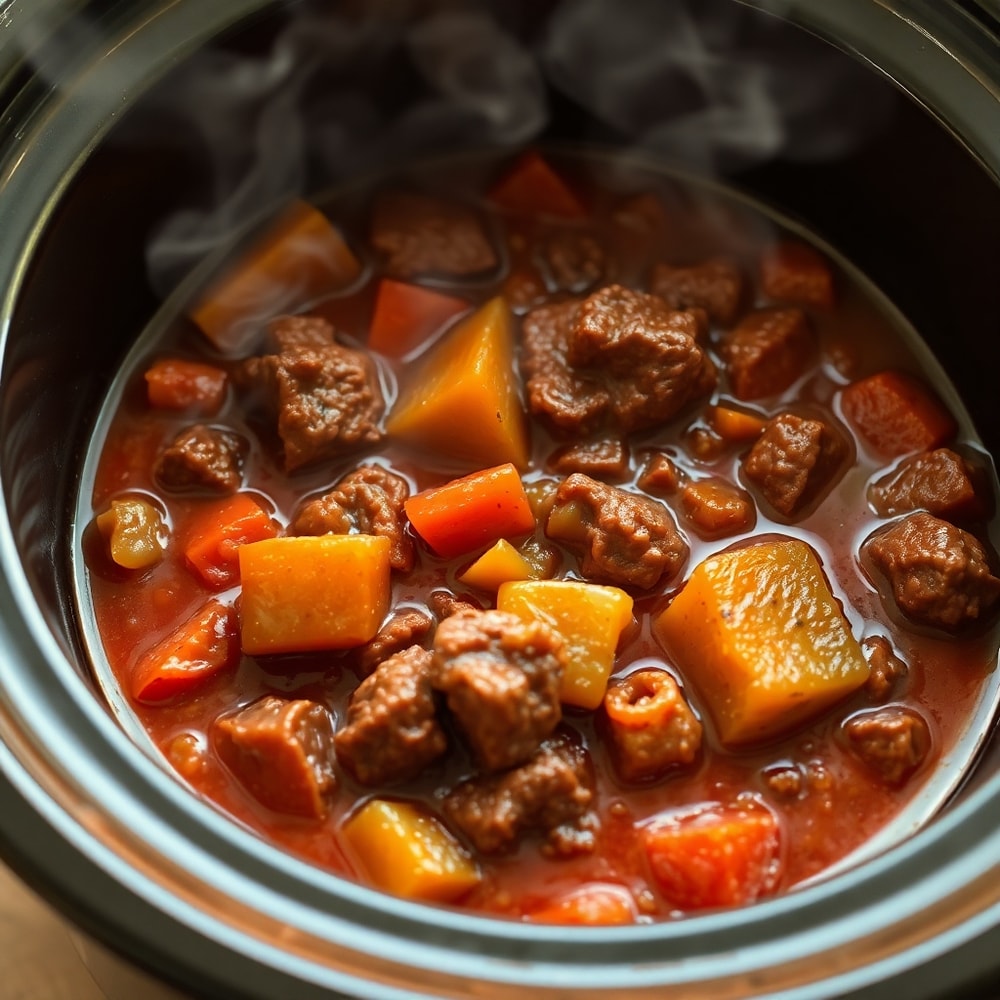 easiest crock pot beef stew