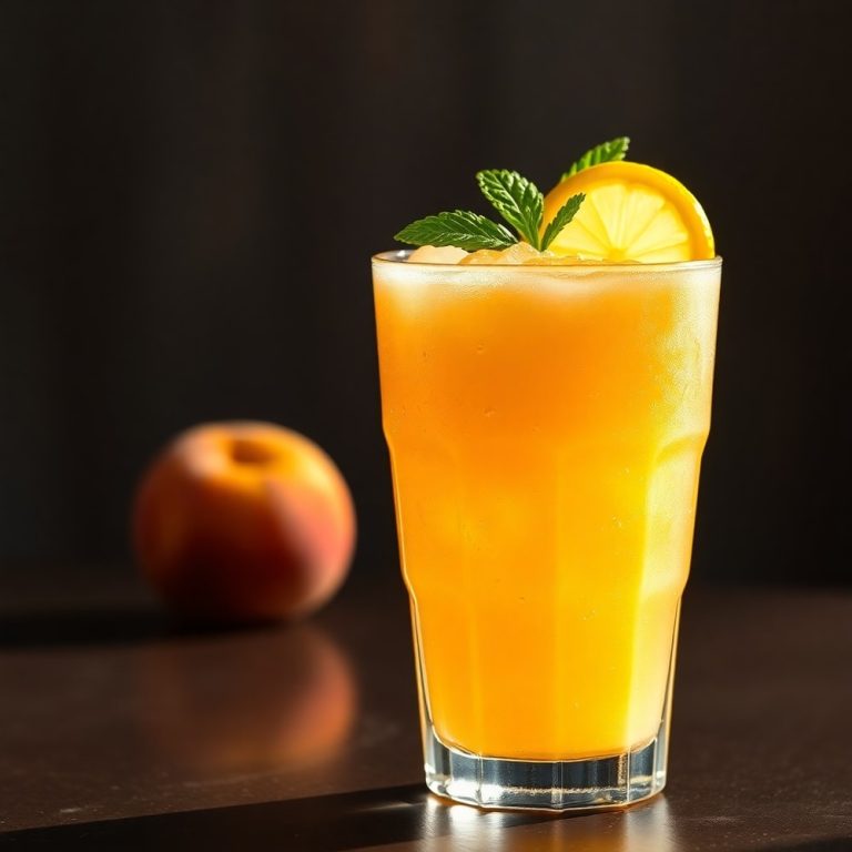 easiest frozen peach lemonade