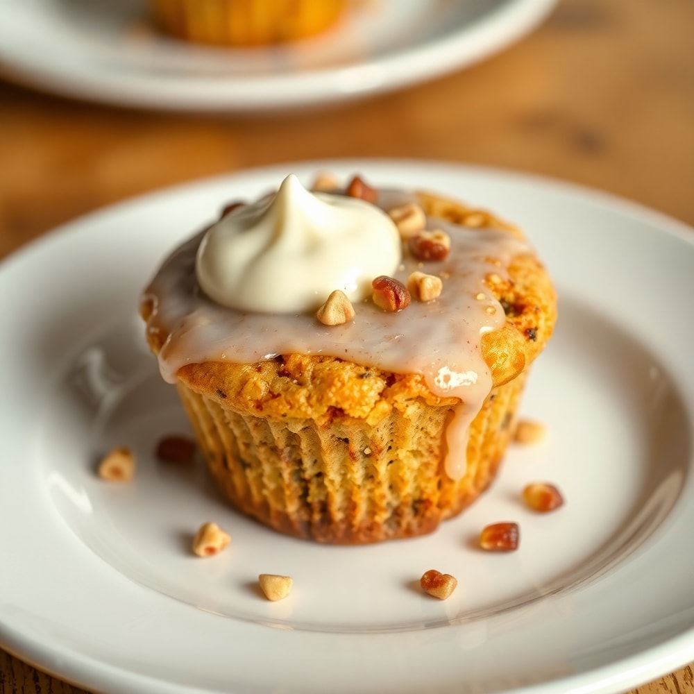 Cinnamon Roll Muffins Ready to Serve