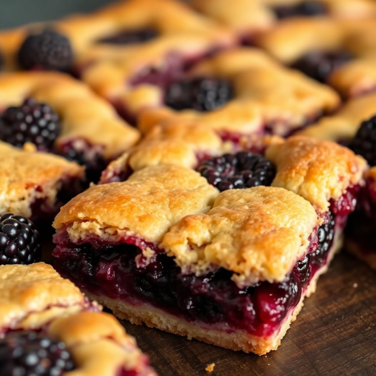 Blackberry Cobbler Bars