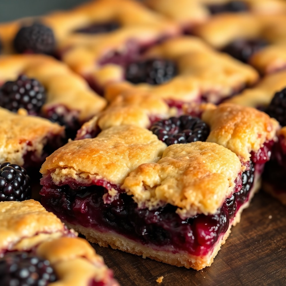 Blackberry Cobbler Bars