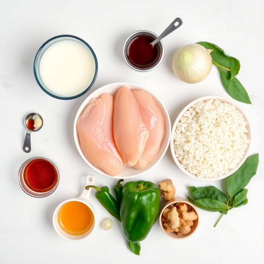 Coconut Chicken Rice Bowl Ingredients